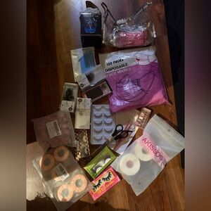 Assorted Beauty and Eyelash Supplies